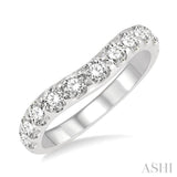 1.00CTRDDM CURVED BAND WG 14K-H*