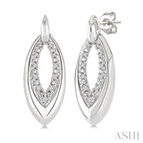 .10CTRDDM MQ LINK EARRINGS SL-S*