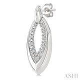 .10CTRDDM MQ LINK EARRINGS SL-S*
