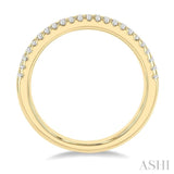 1/3 ctw Round Cut Diamond Wedding Band in 14K Yellow Gold