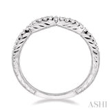 1/5 ctw Round Cut Diamond Matching Wedding Band in 14K White Gold