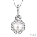 Pearl & Diamond Pendant