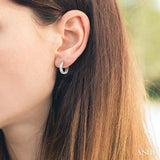 Baguette Diamond Huggie Earrings