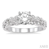 Semi-Mount Diamond Engagement Ring