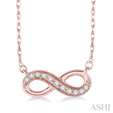 Infinity Shape Diamond Fashion Pendant