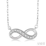 Infinity Shape Diamond Fashion Pendant