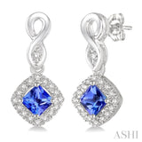 Gemstone & Diamond Earrings