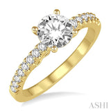 Semi-Mount Diamond Engagement Ring