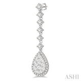 Pear Shape Lovebright Diamond Earrings