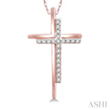 Cross Diamond Fashion Pendant