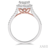 Pear Shape Lovebright Diamond Engagement Ring