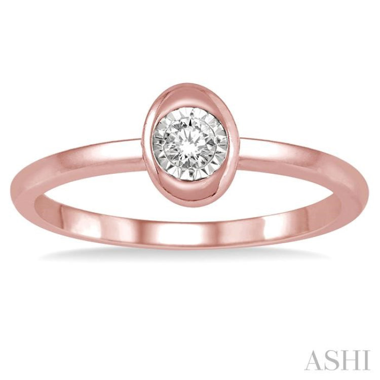 Oval Shape Diamond Promise Ring