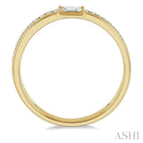 Double Row Diamond Fashion Ring