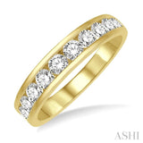 Channel-Set Diamond Wedding Band