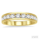 Channel-Set Diamond Wedding Band