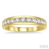 Channel-Set Diamond Wedding Band