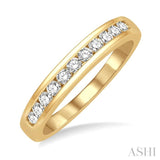 Channel-Set Diamond Wedding Band