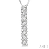 Zig-Zag Diamond Pendant