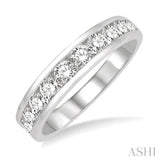 Channel-Set Diamond Wedding Band