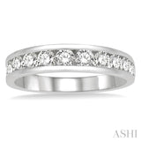 Channel-Set Diamond Wedding Band