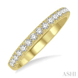 Pave-Set Diamond Wedding Band