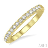 Pave-Set Diamond Wedding Band