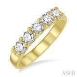 5 Stone Diamond Wedding Band