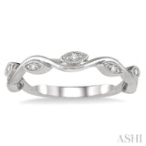Stackable Diamond Wedding Band