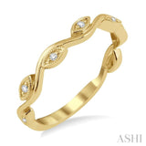 Stackable Diamond Wedding Band