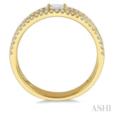 Diamond Fashion Open Ring
