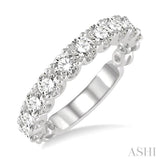 Prong-Set Diamond Wedding Band