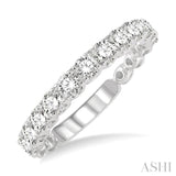Prong-Set Diamond Wedding Band
