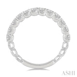 Prong-Set Diamond Wedding Band