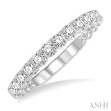 Prong-Set Diamond Wedding Band