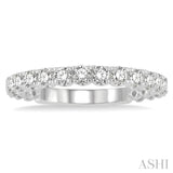 Prong-Set Diamond Wedding Band