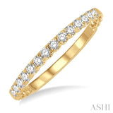 Prong-Set Diamond Wedding Band