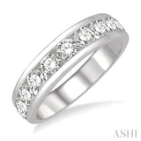 Channel-Set Diamond Wedding Band