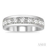 Channel-Set Diamond Wedding Band