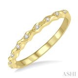 Stackable Diamond Wedding Band