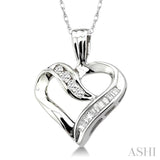 Heart Shape Diamond Fashion Pendant
