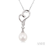 Pearl & Diamond Fashion Pendant