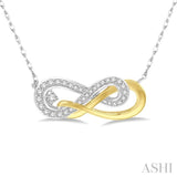 Infinity Shape Diamond Fashion Necklace