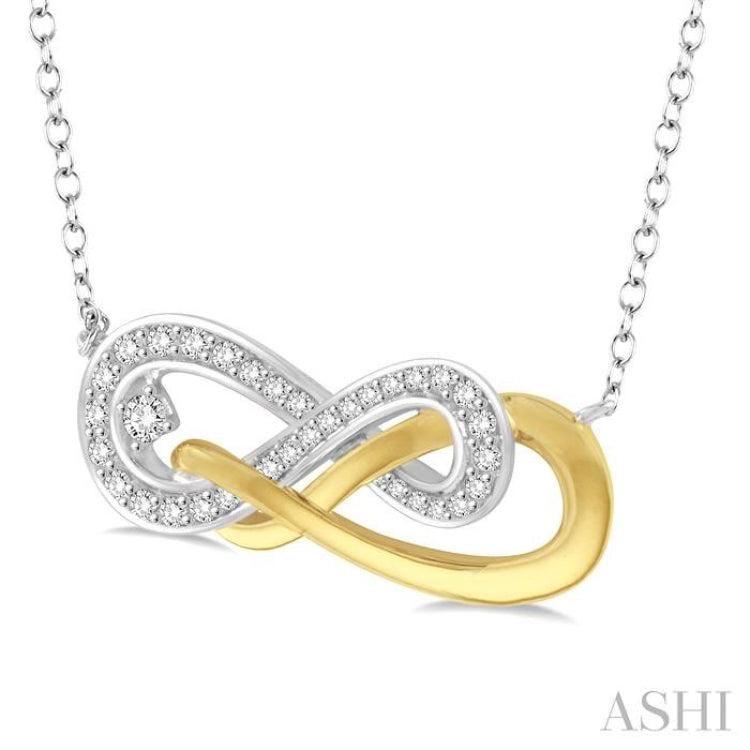 Infinity Shape Diamond Fashion Necklace