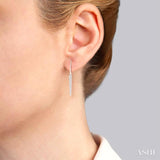 Spike Diamond Fashion Long Earrings