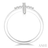 Cross Petite Diamond Ring