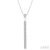 Bar Petite Diamond Pendant