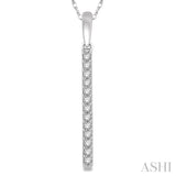 Bar Petite Diamond Pendant