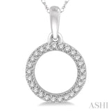 Circle Petite Diamond Pendant