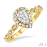 Pear Shape Lovebright Diamond Ring