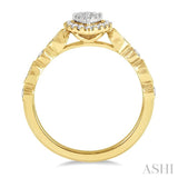 Pear Shape Lovebright Diamond Ring